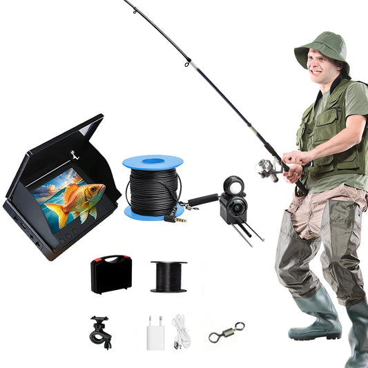 Underwater Fishing Camera 🎣 4.3" IPS | 220° Wide Angle | Night Vision 🌊