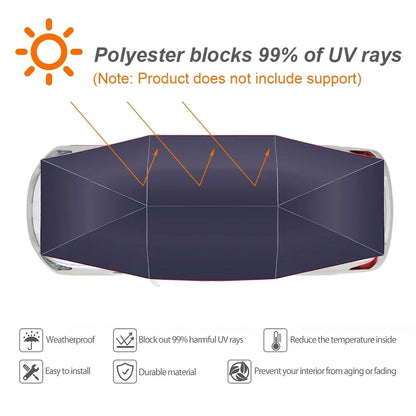 Automatic Car Sunshade Umbrella – Portable Folding Roof Canopy & UV Protection
