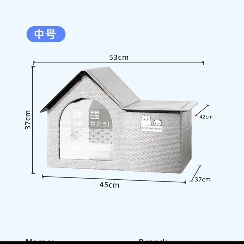 ❄️ Summer Pet Cooling House – Comfy Ice Nest for Cats & Dogs
