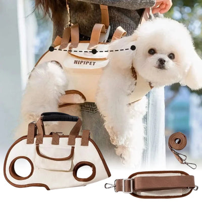 Pet carrier shoulder bag