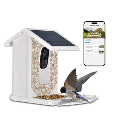 The smart bird feeder is designed