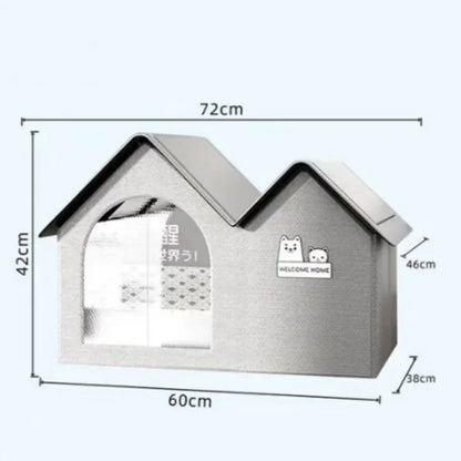 ❄️ Summer Pet Cooling House – Comfy Ice Nest for Cats & Dogs