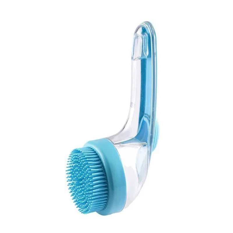 2-in-1 Dog & Cat Bath Brush – With Shampoo Dispenser🧼