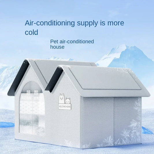 ❄️ Summer Pet Cooling House – Comfy Ice Nest for Cats & Dogs