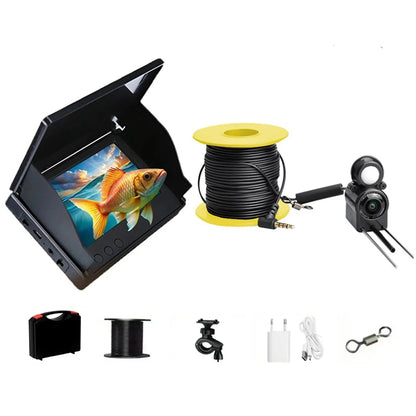 Underwater Fishing Camera 🎣 4.3" IPS | 220° Wide Angle | Night Vision 🌊